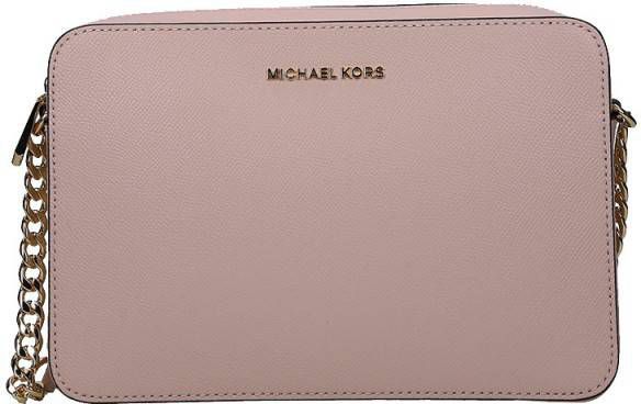 Michael Kors Jet Set Travel Large EW Crossbody Roze