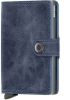 Secrid Miniwallet Portemonnee vintage blue Dames portemonnee online kopen
