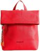 Desigual Bag plain zip pockets , Rood, Dames online kopen