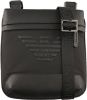 Ea7 Small Flat Messenger Bag Black Emporio Armani , Zwart, Heren online kopen