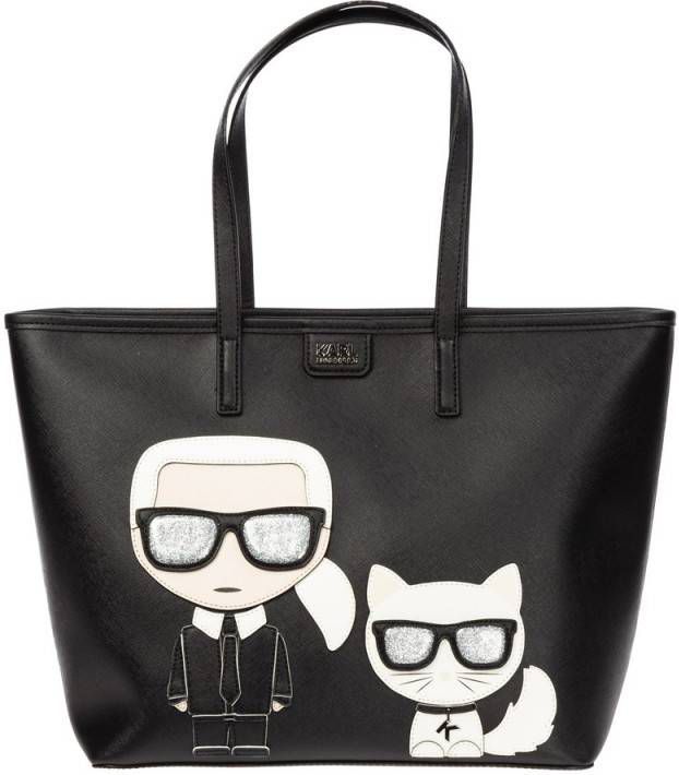 Conform leg uit Tomaat Boodschappentas Karl Lagerfeld K/IKONIK TOTE - Tassenshoponline.be