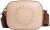 Stella Mccartney Circle Logo Camera Shoulder Bag , Roze, Dames online kopen