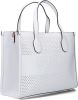 Guess Witte Handtas Katey Perf Small Tote online kopen