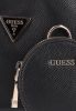 Guess Zwarte Handtas Alexie Top Zip Shoulder Bag online kopen