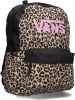 Vans Girls Realm Backpack Zwart/Panterprint Kinderen online kopen