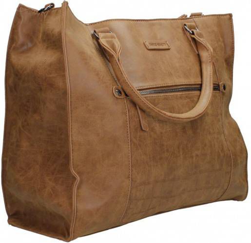 Shuraba zonnebloem Prelude Enrico Benetti Arles Dames Handtas camel - Tassenshoponline.be