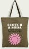 Scotch & Soda Canvas artwork shopper 166762/0115 online kopen