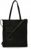 Shabbies Shoppers Shoppingbag Vegetable Tanned Leather Zwart online kopen