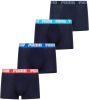 Puma Boxershorts Basic Boxer 4 Pack Ecom Donkerblauw online kopen