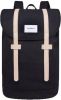 Sandqvist Stig Large Backpack black with natural leather online kopen