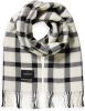 Scotch and Soda Sjaals Fringed woven Wool scarf Wit online kopen