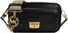 Michael Kors Bradshaw medium leather pocket camera crossbody bag black online kopen