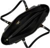 Michael Kors 10295 voyager medium crossgrain leather tote bag black online kopen