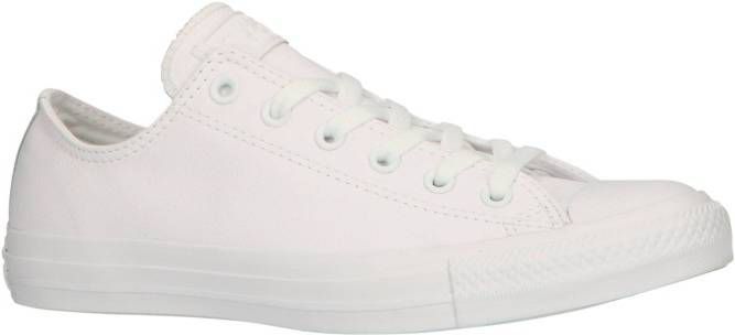 Converse All Star Leather Ox voor dames Wit Dames - Tassenshoponline.be